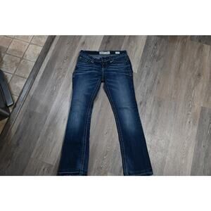 BKE Payton Jeans Womens 27R Bootcut Stretch Denim Blue Buckle